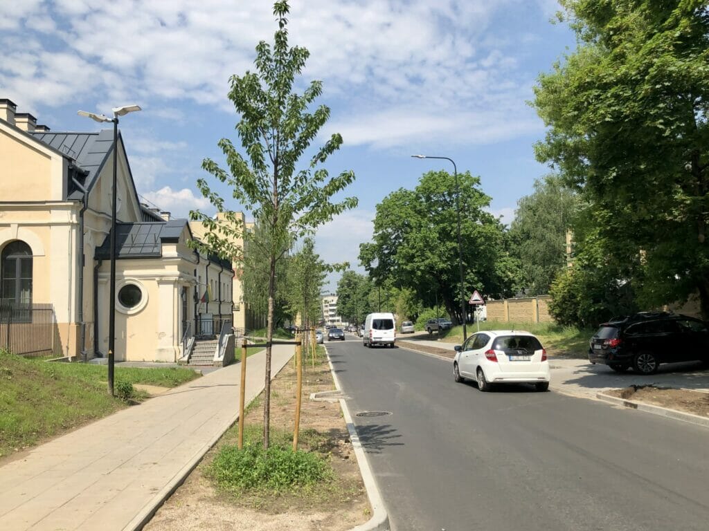 Ramaus eismo Gerosios Vilties g. (Gerosios Vilties g.) - Street - construction photos