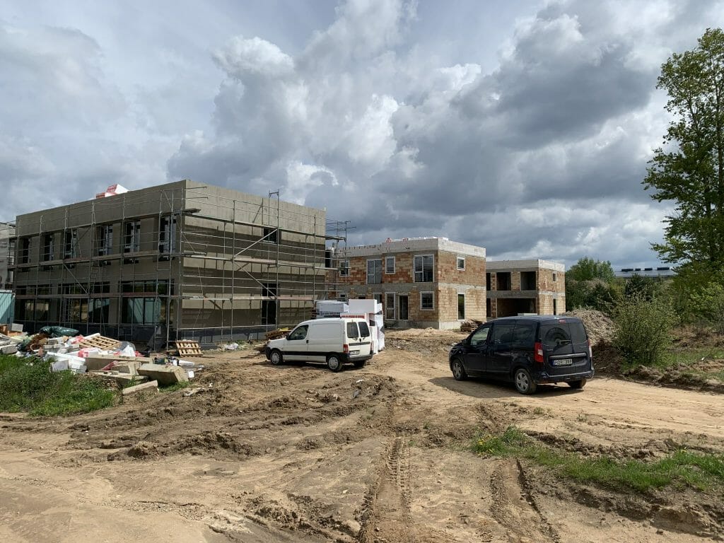 Namai prie ežero (Sauluvos g.) - Rindu mājas - būvdarbu attēli