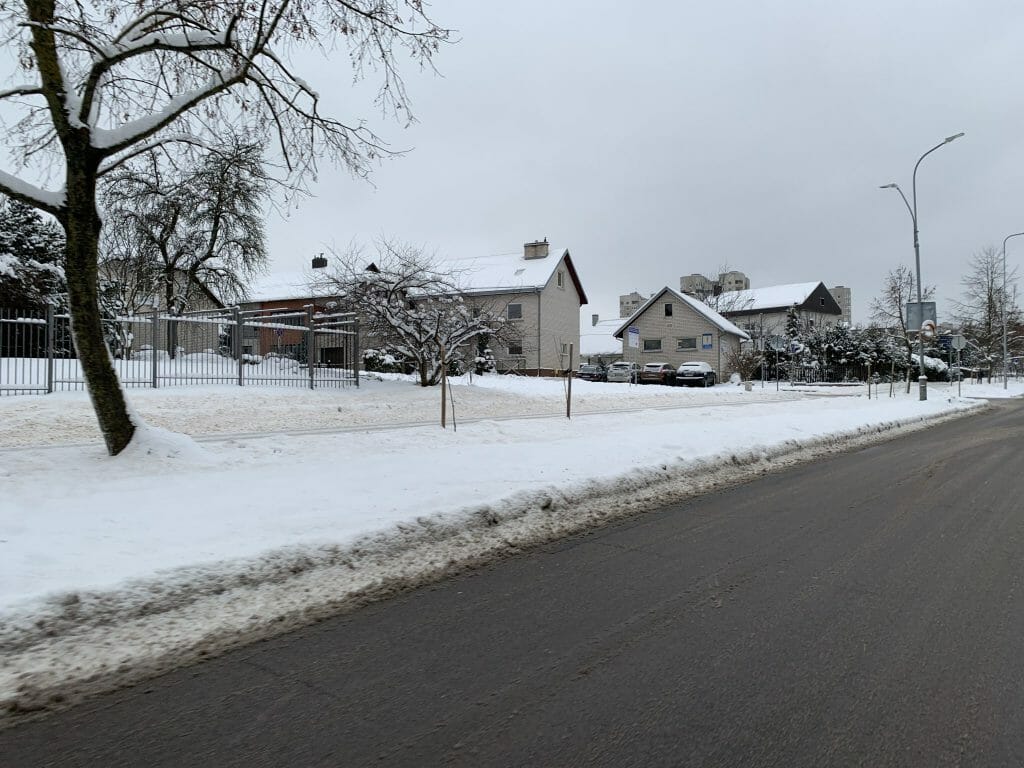 Fabijoniškių g. dviračių takas nuo Ateities g. iki Ukmergės g. (Fabijoniškių g.) - Bike path - construction photos