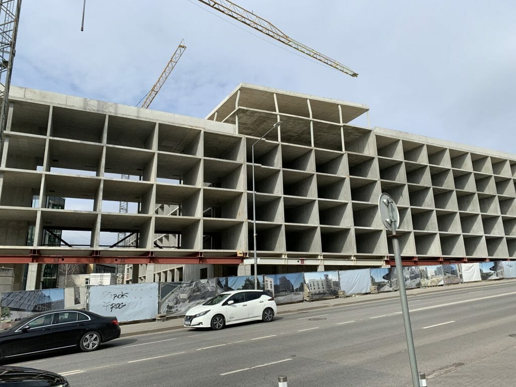 AMPÉRA (Rinktinės g. 2) - Daudzdzīvokļu nams, Biroju centrs - būvdarbu attēli