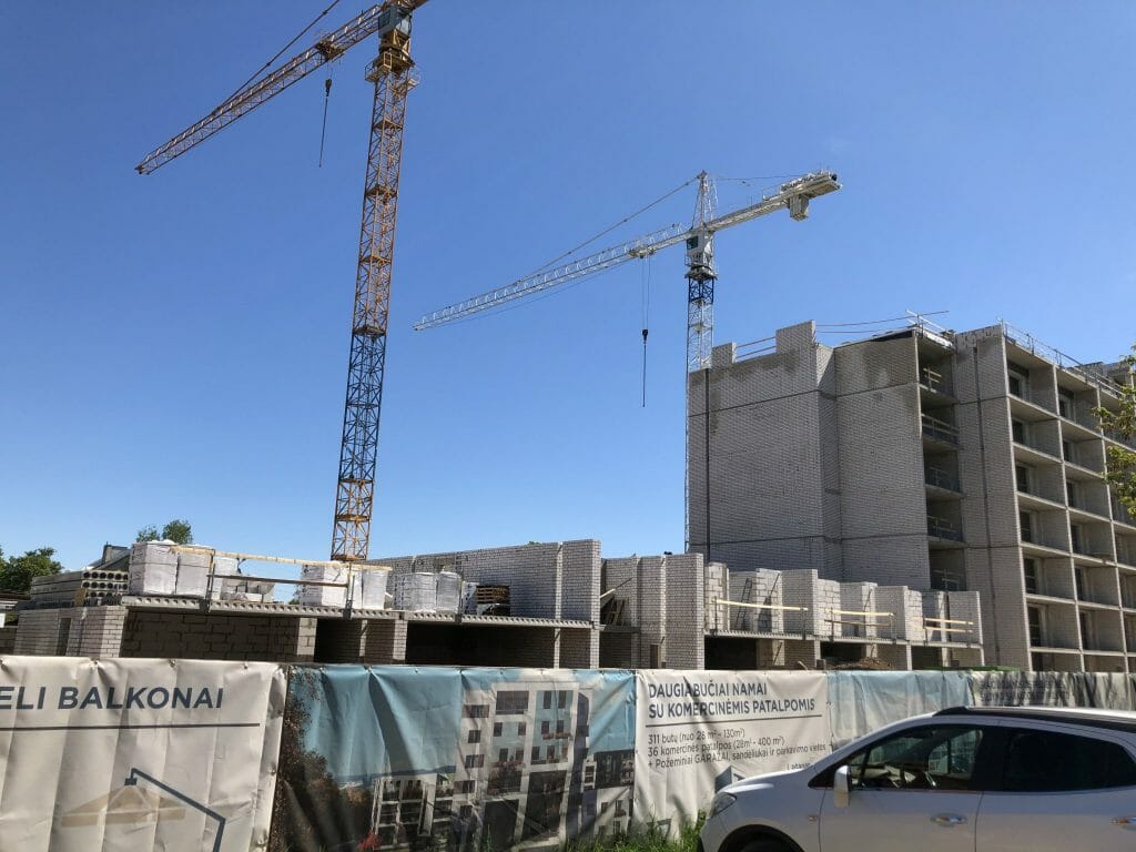 K17 (Kernavės g. 15, 17) - Multi apartment - construction photos