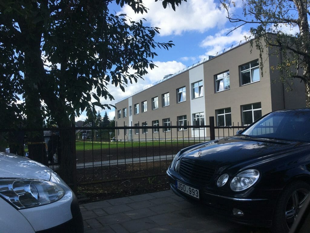 Vilnies mokyklos priestatas (Švarioji g. 33) - Primary and secondary education - construction photos