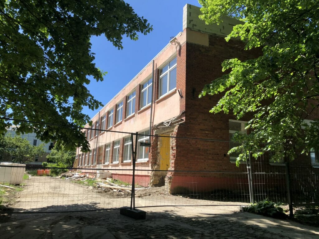 Vaikų darželis "Svirpliukas" (Liepų g. 43A) - Science institution - construction photos
