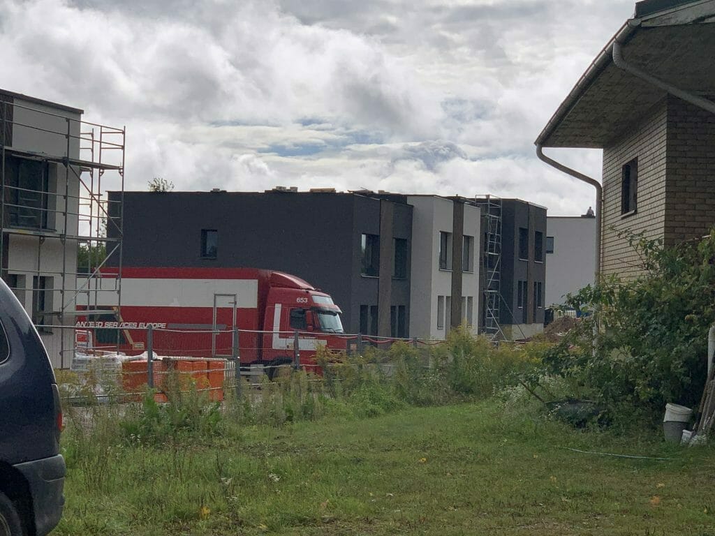 24 terasos (Tarandės g. 24C, 24D, 24E, 24F, 24G, 24H, 24J, 24K, 24L, 24M, 24N, 24P) - Row housing - construction photos