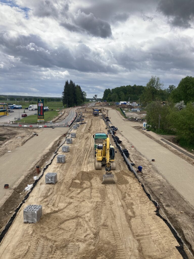 A15 ir 106 sankirtos rekonstrukcija (Liepkalnio g.) - Kelias - statybų nuotraukos