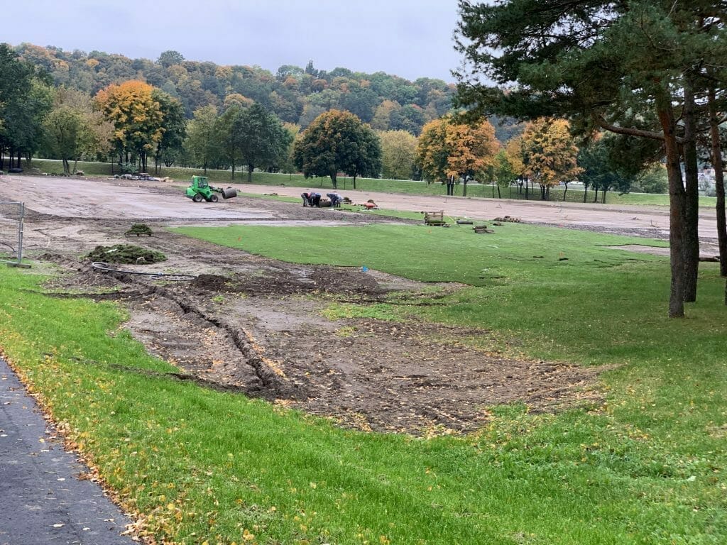 Santakos parkas (Prieplaukos krant.) - Park - construction photos