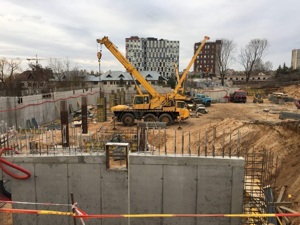 Kavoliuko 14 (A. P. Kavoliuko g. 14) - Multi apartment - construction photos