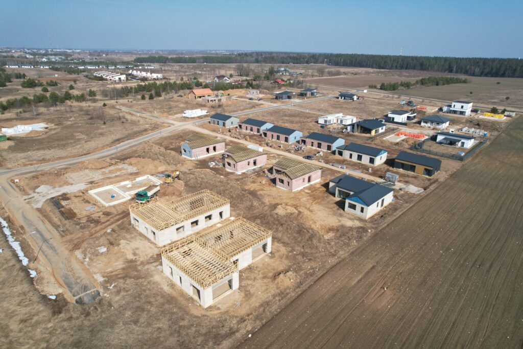 Bičiulių terasos (Veisiejų g.) - Land plots - construction photos