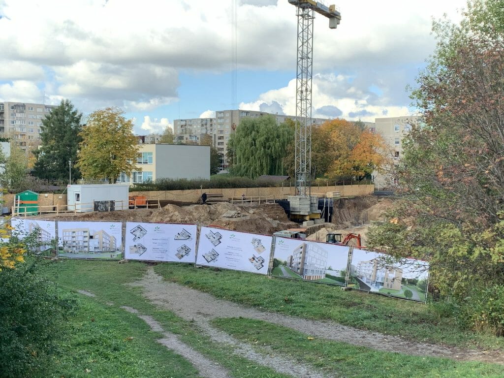 Gelvonų terasos (Gelvonų g. 1B) - Multi apartment - construction photos
