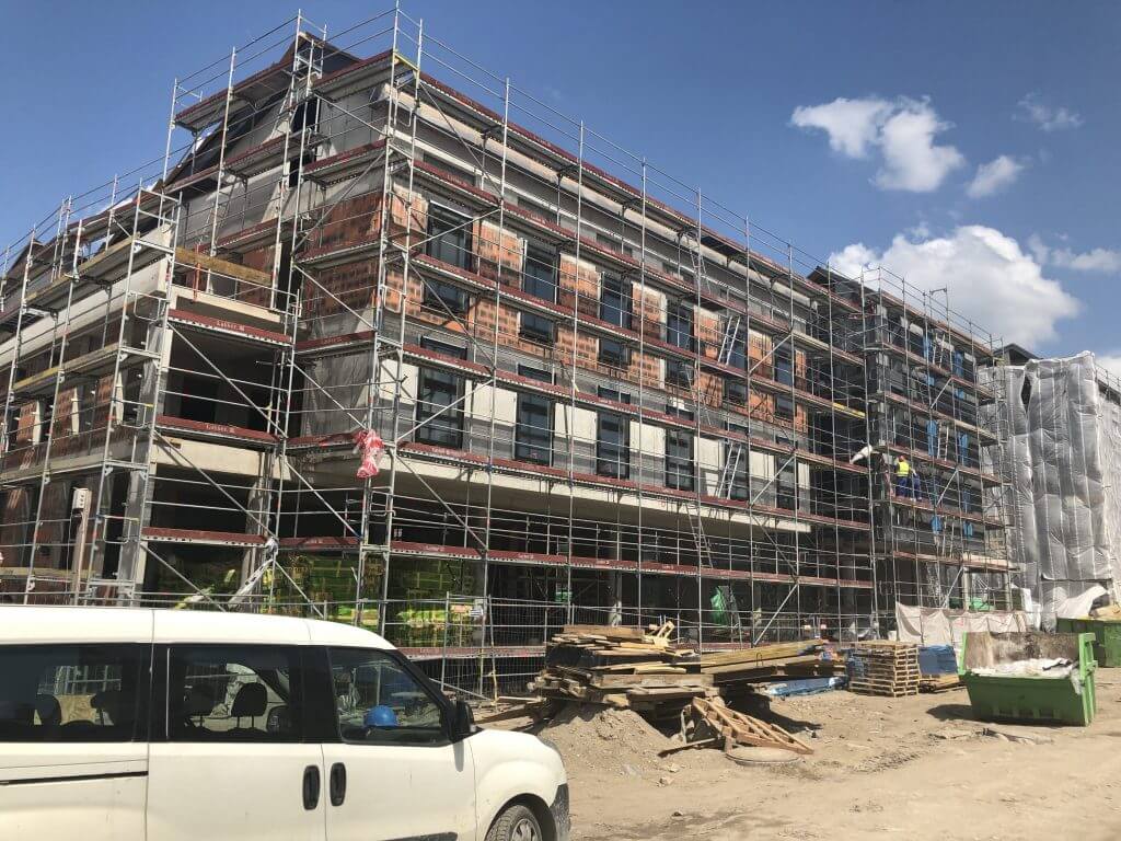 PAUPYS 1 etapas (Aukštaičių g. 4, 8) - Daugiabutis - statybų nuotraukos