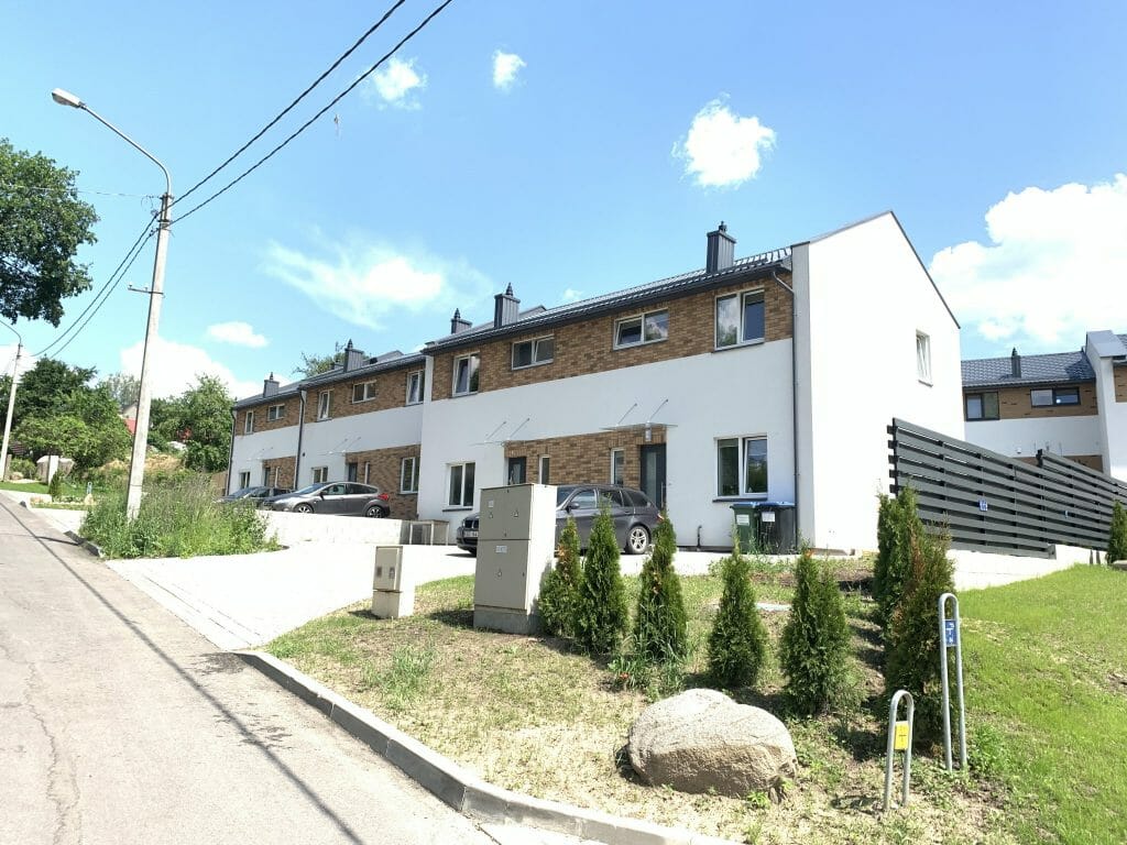 Ievų namai (Ievų g. 3) - Row housing - construction photos