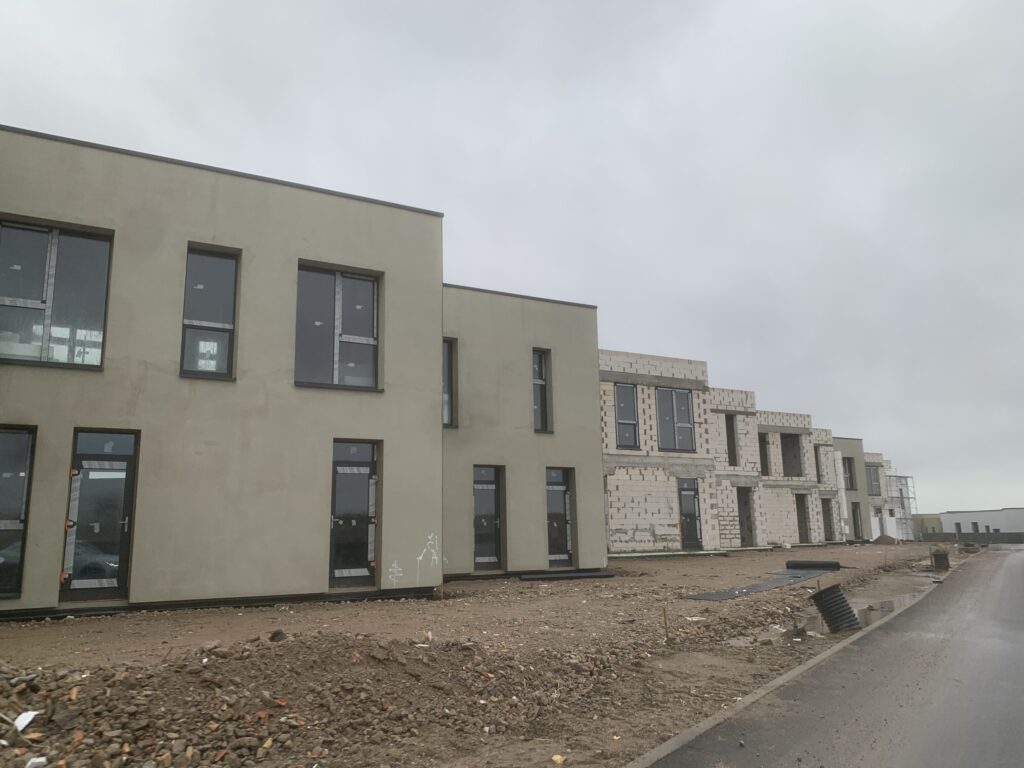 STALUPĖNAI (Stalupėnų g. 2, 4, 6, 6A, 8, 10, 12, 14, 16, 18, 20, 22, 24) - Row housing - construction photos