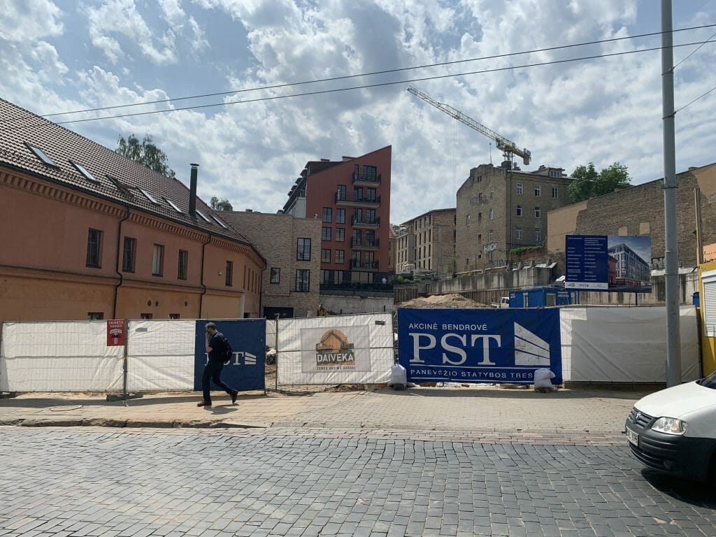 Lietuvos draudimo administracinis B10 (J. Basanavičiaus g. 10) - Multi apartment, Office center - construction photos