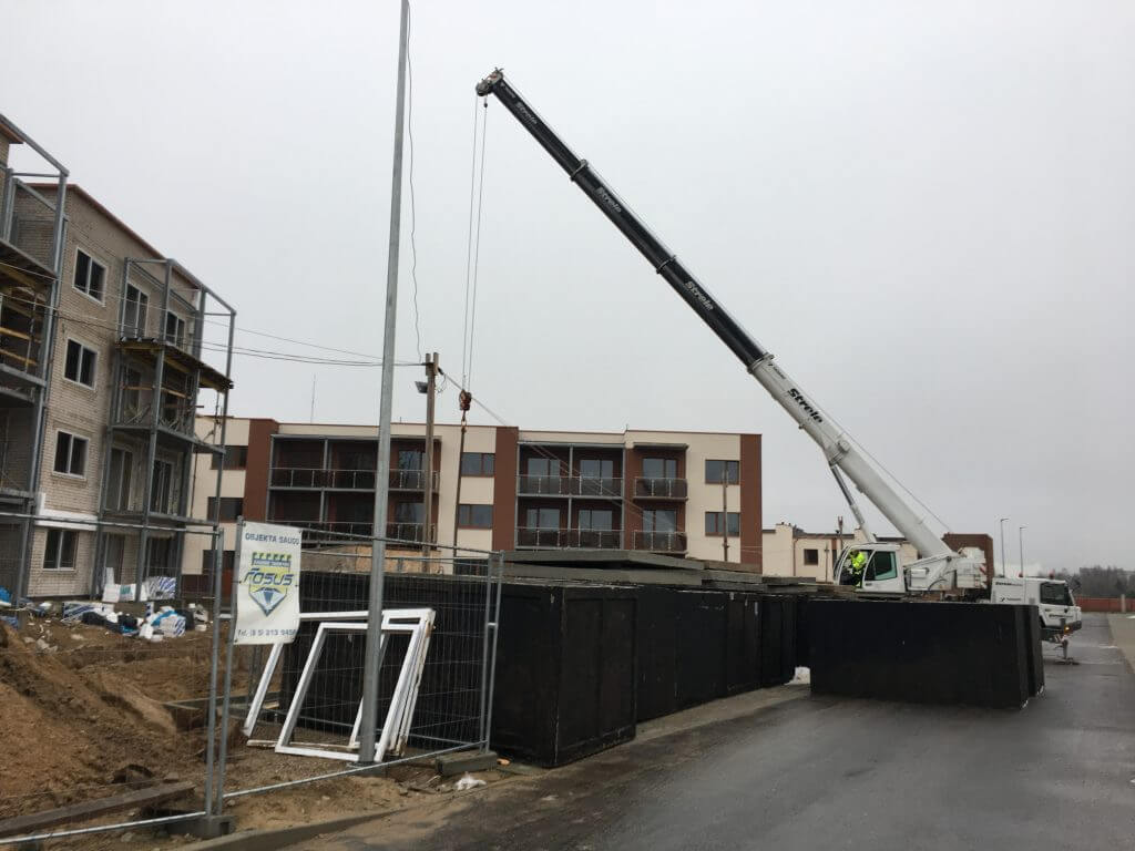 Pilaitės terasos 1 etapas (daugiabučiai) (Simono Grunau g. 44, 46) - Multi apartment - construction photos