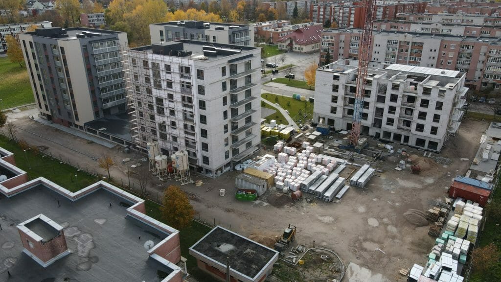 Baltijos terasos (Baltijos pr. 111) - Korterelamu - ehituse fotod