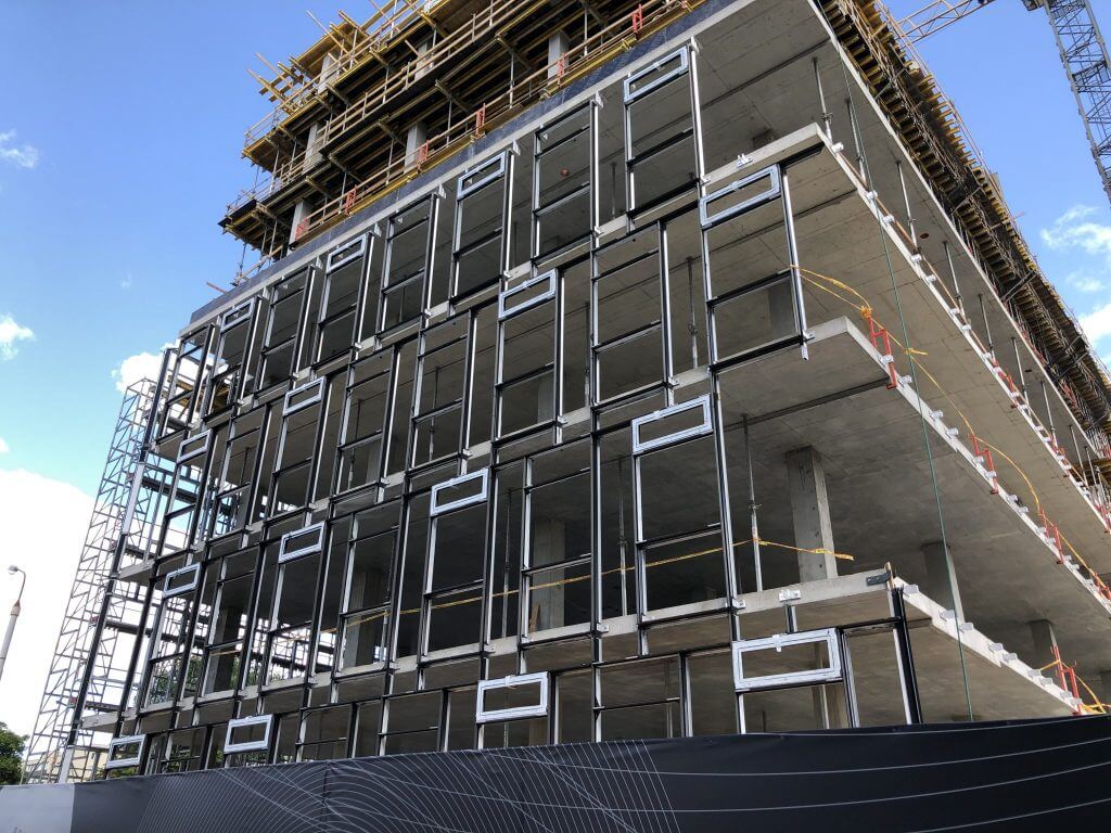 Business Stadium North (Rinktinės g. 3) - Verslo centras - statybų nuotraukos