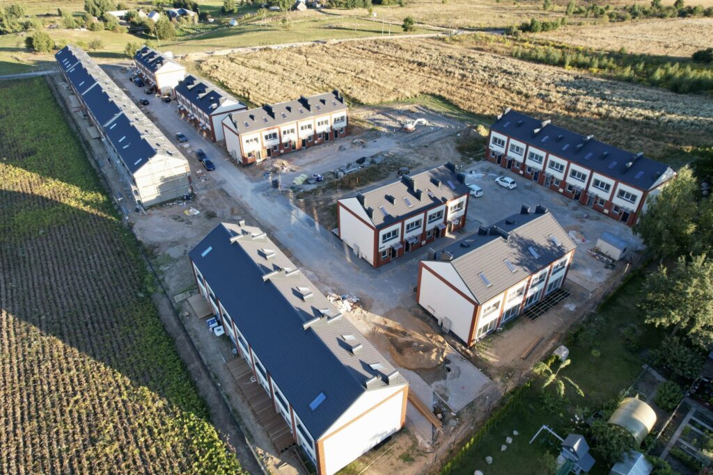 Naujoji Anglija 2.0 (Juodasis kel. 79N) - Row housing - construction photos
