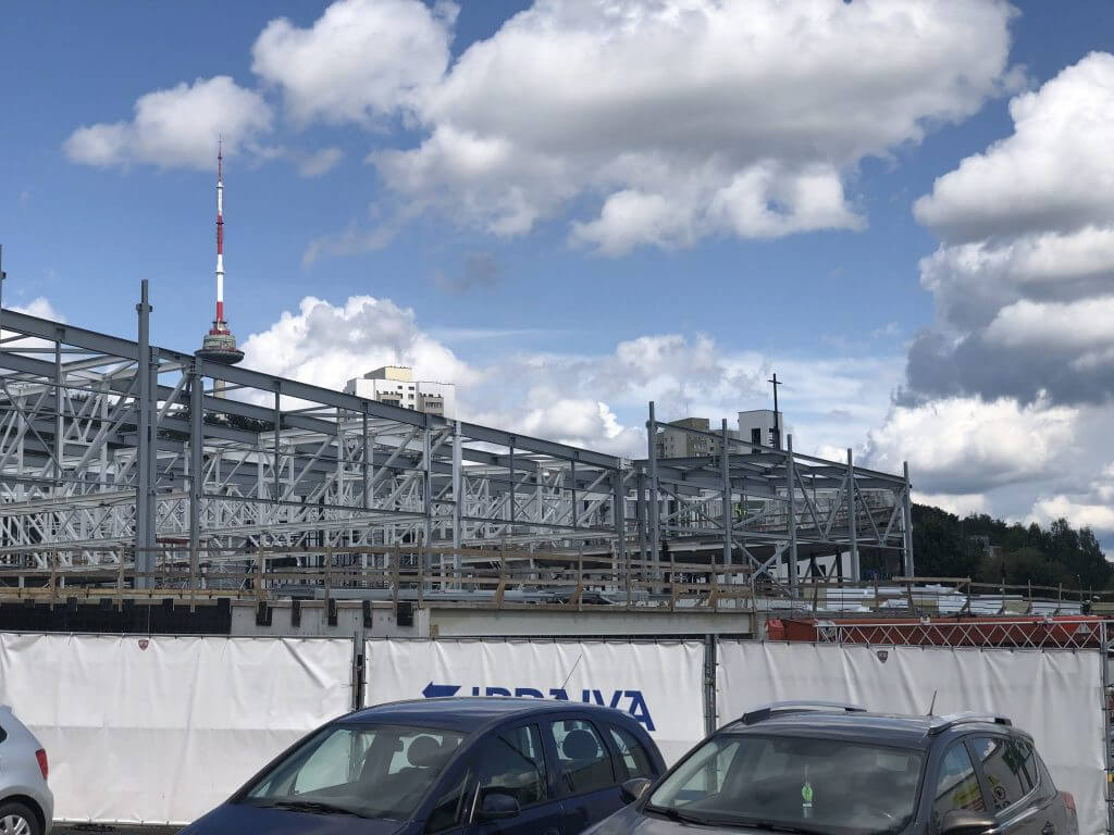 Lazdynų baseinas (Erfurto g. 13) - Pool - construction photos