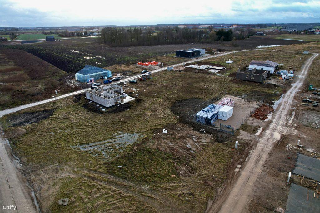 Namai Aleksote (Juozo Vyšniausko g.) - Private house community - construction photos