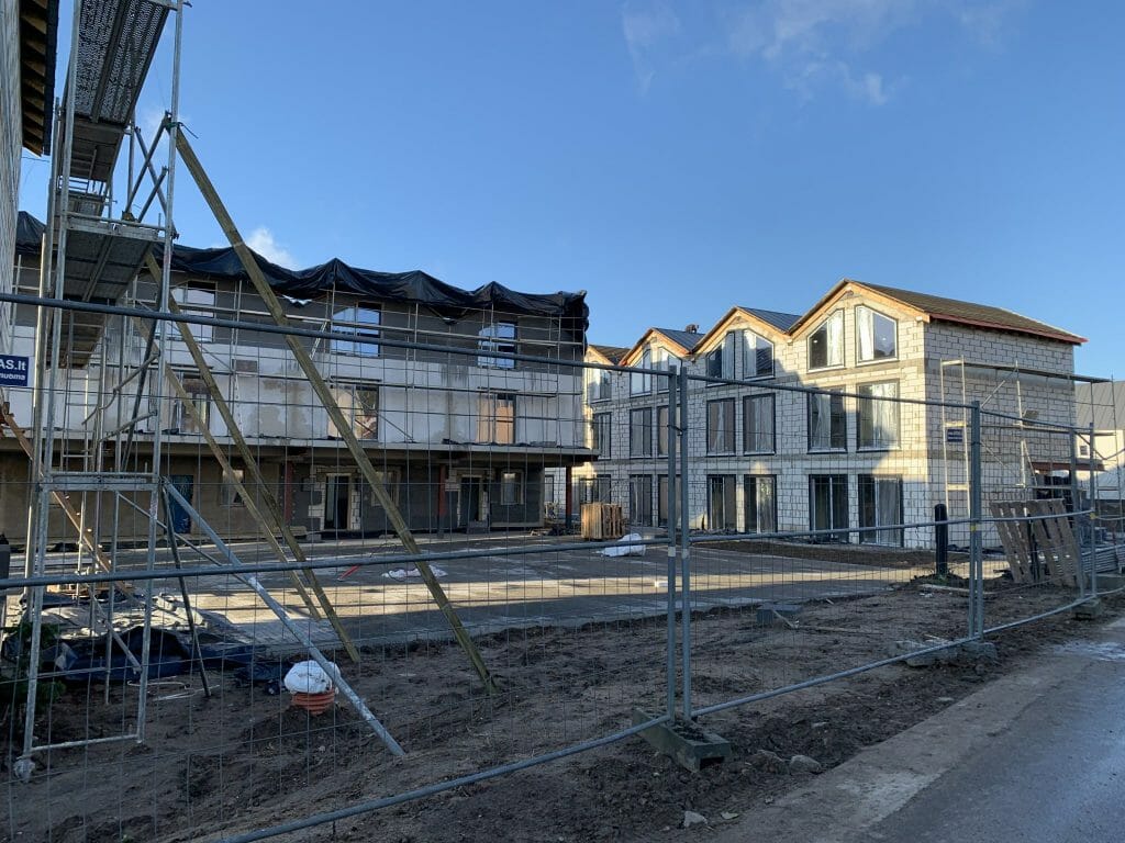 Riverland 1 etapas (Lazdynėlių g. 51, 53, 55, 57, 59, 61, 63) - Row housing - construction photos