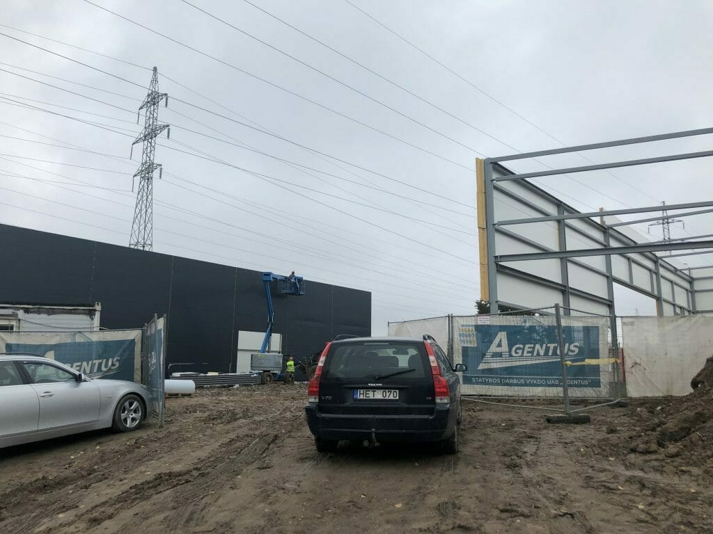 Elektrėnų g. 27 (Elektrėnų g. 27) - Sandėlys / Platinimo centras - statybų nuotraukos