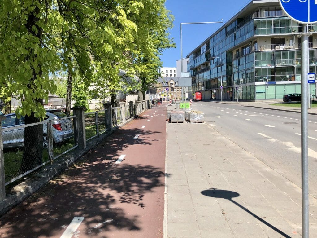 Neries senvagės slėnis (Linkmenų g.) - Bike path, Park - construction photos