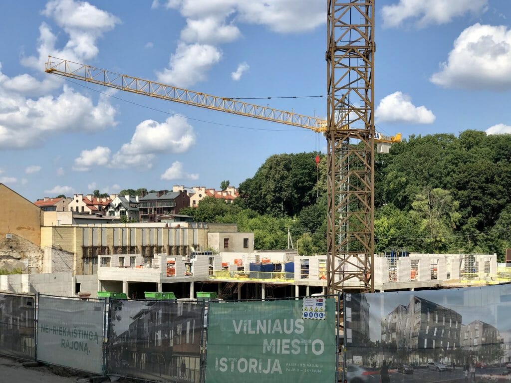 PAUPYS 7 etapas (Aukštaičių g. 19, Paupio g. 50) - Multi apartment - construction photos