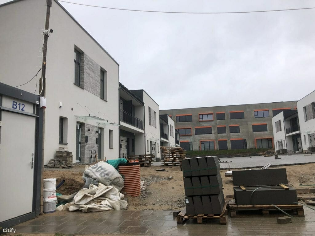 Lukšinės namai (Albanų g. 10) (Albanų g. 10) - Row housing - construction photos