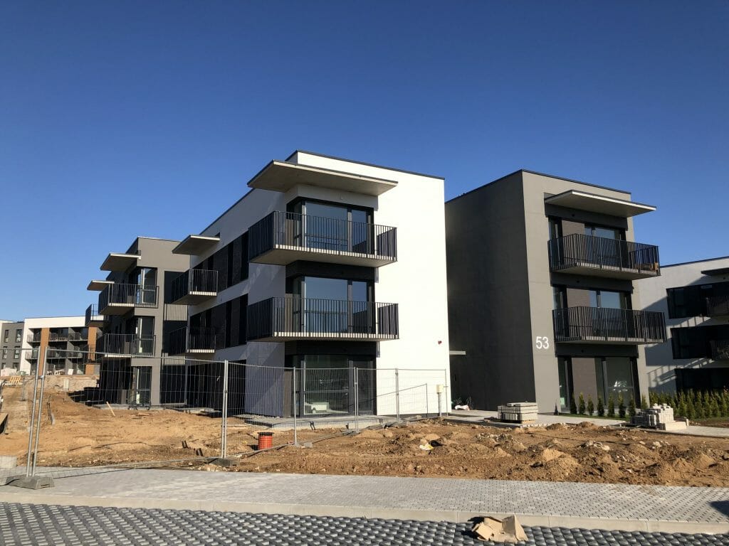 Gilužio rivjera 4 etapas (Gilužio g. 45, 53) - Multi apartment - construction photos