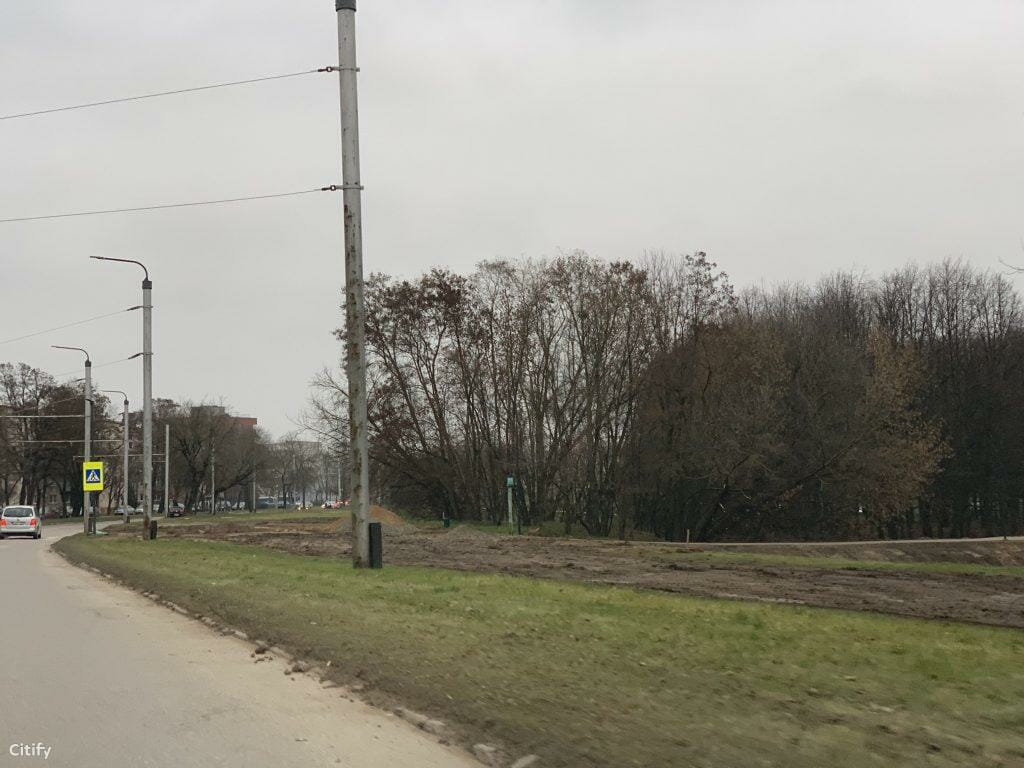 Neries krantinės parkas (Neries krant.) - Park - construction photos