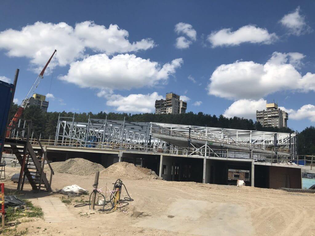 Lazdynų baseinas (Erfurto g. 13) - Pool - construction photos