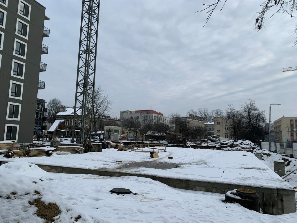 Liveup 1 etapas (Naugarduko g. 62) - Korterelamu - ehituse fotod