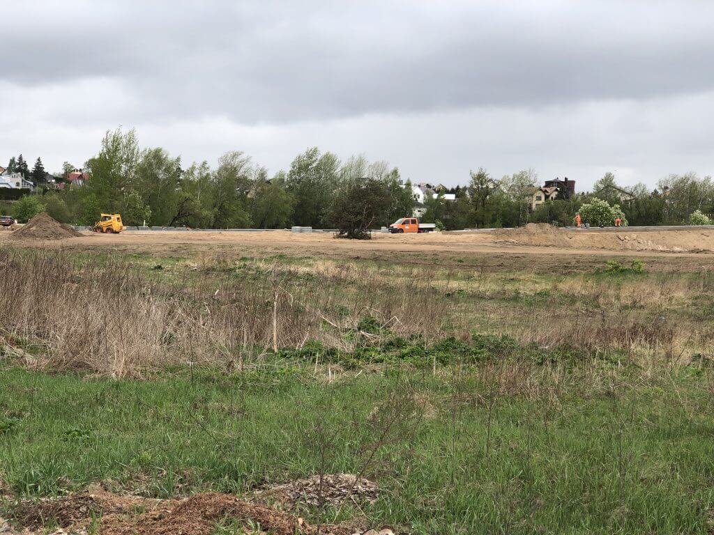Moki-veži Vakarinė g. (Vakarinė g. 105A) - Shopping center - construction photos