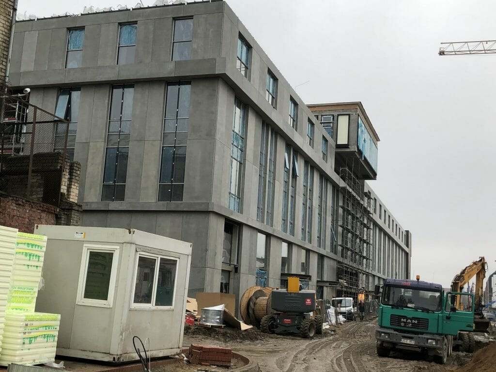 Verslo namai PAUPYS (Aukštaičių g.) - Office center - construction photos