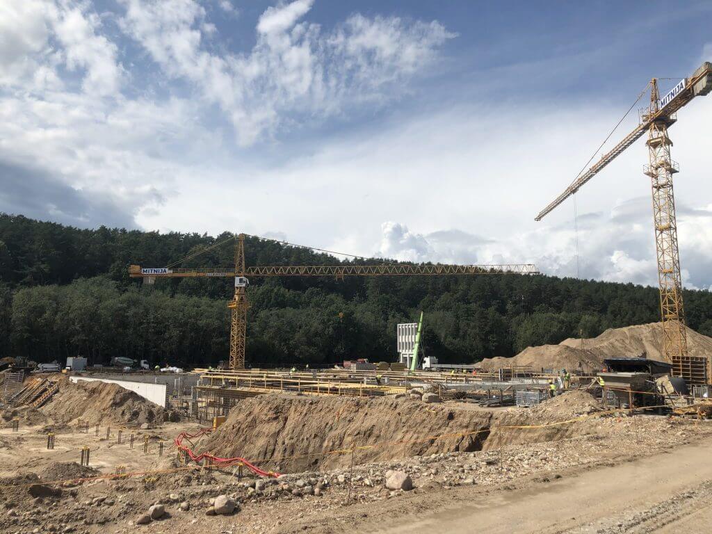 Business Garden Vilnius 1 etapas (Laisvės pr. 10) - Office center - construction photos