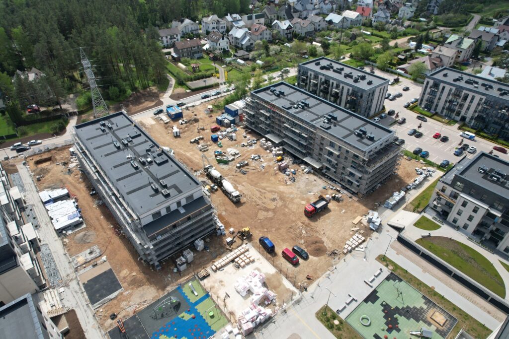 Lazdynėlių vingis 7-8 etapai (Žaibo g. 5, 7) - Multi apartment - construction photos