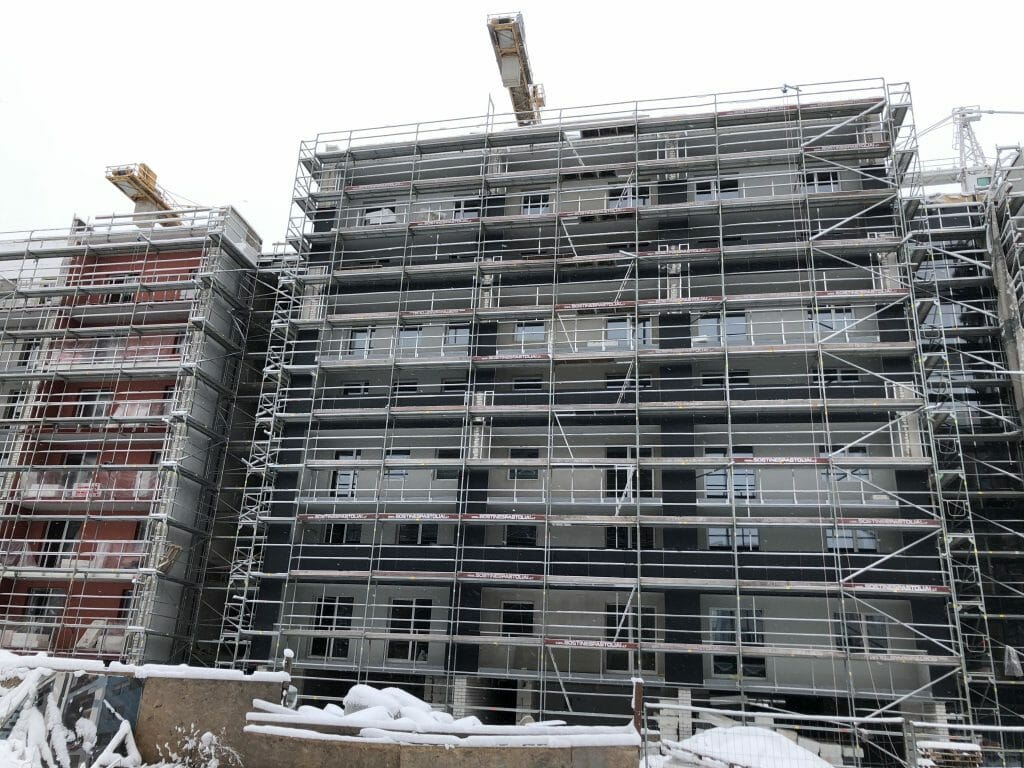 K17 (Kernavės g. 15, 17) - Multi apartment - construction photos