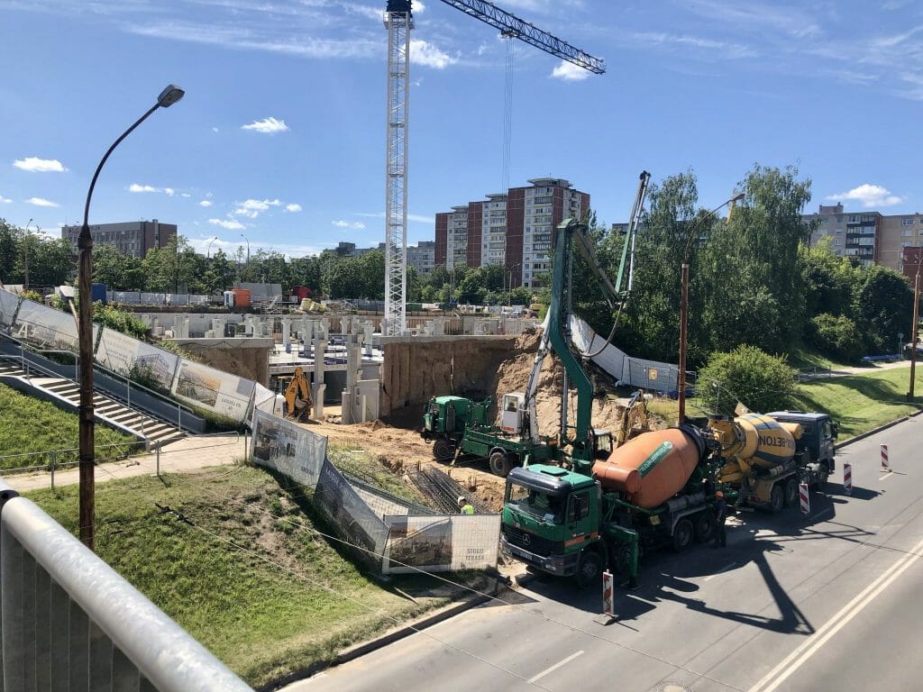 Freedom 36 (Laisvės pr. 36) - Office center - construction photos