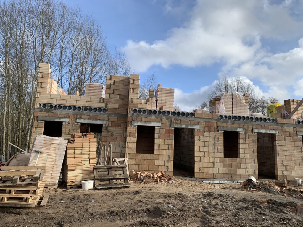 Šilainių miestelis 1 etapas (Alytaus g. 11-67) - Row housing - construction photos