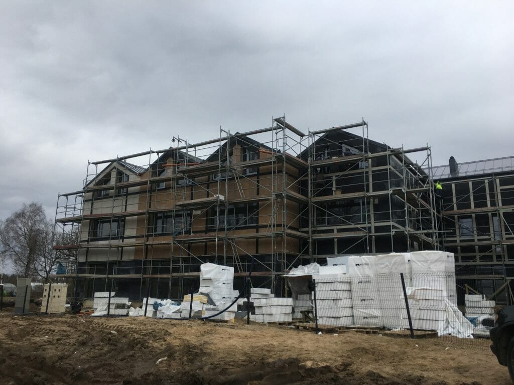 Memelhaus (Juodupio g. 35, 35A, 35B, 35C, 35D, 35E, 37) - Row housing - construction photos