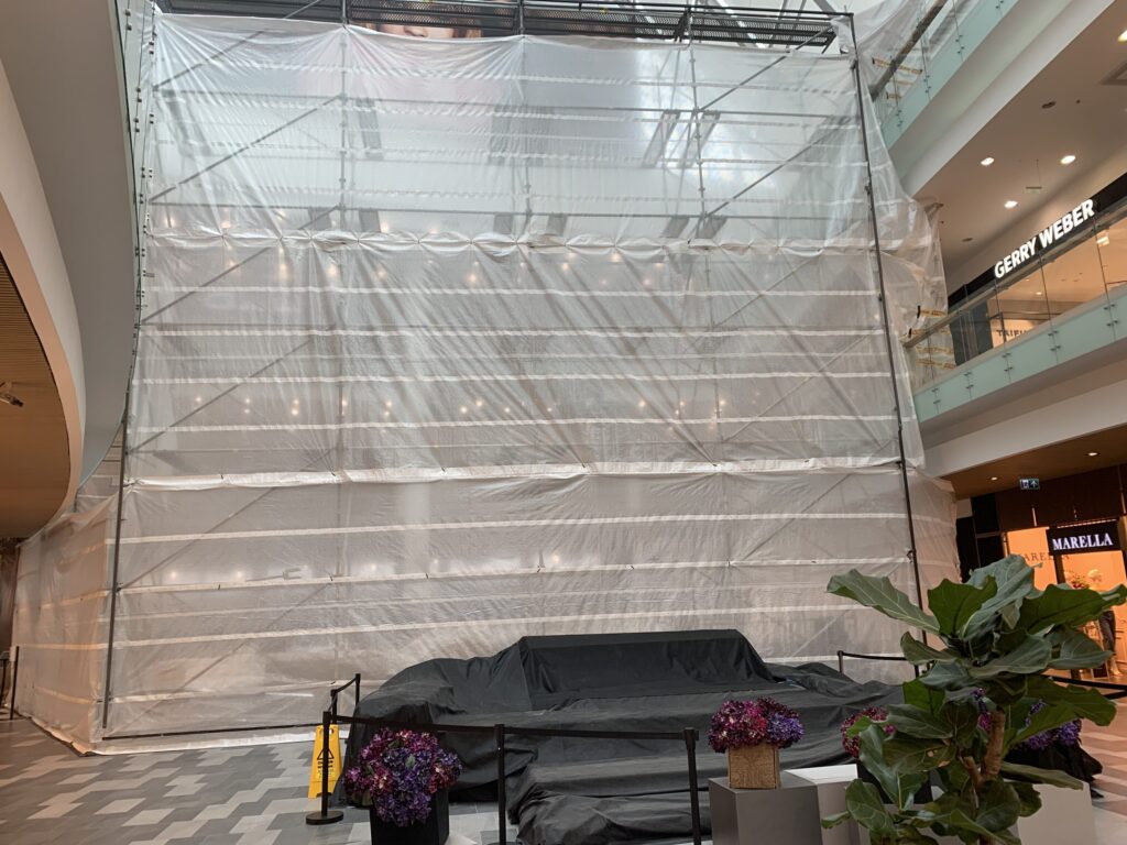 PC Europa atnaujinimas (Konstitucijos pr. 7A) - Shopping center - construction photos