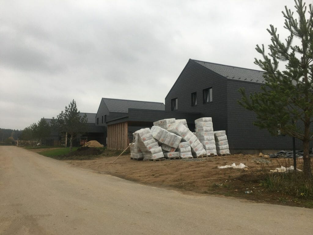 Akmenvilis (Šaltalankių g. 1) - Rindu mājas - būvdarbu attēli