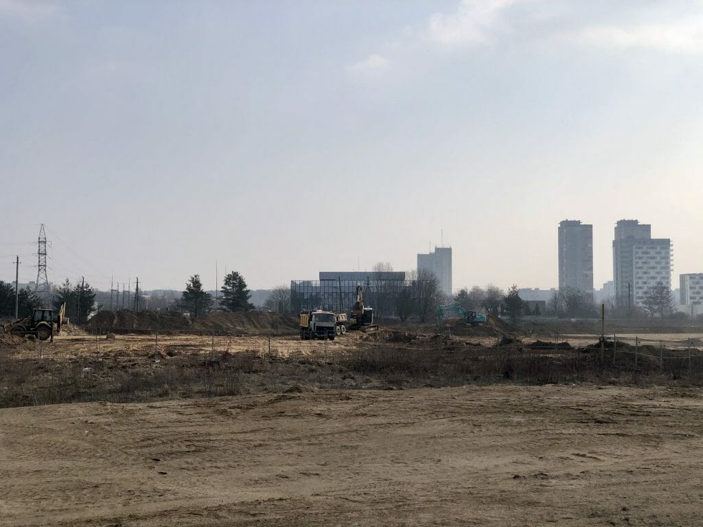 Senukai V. Pociūno g. (Vytauto Pociūno g. 10) - Kaubanduskeskus - ehituse fotod