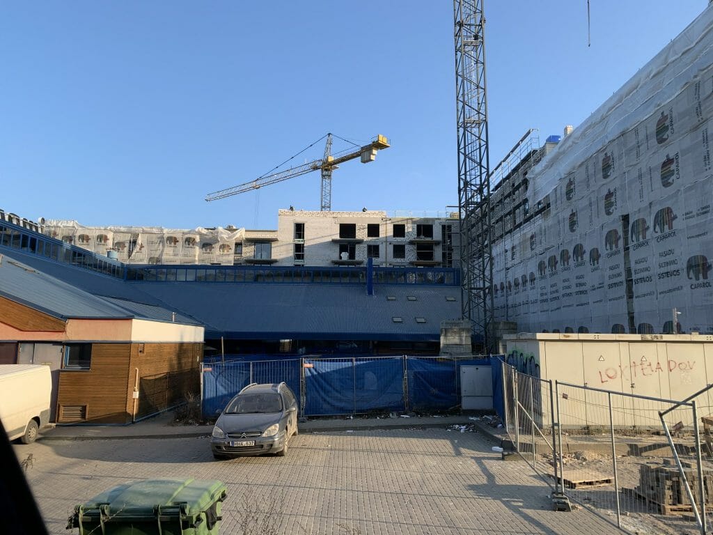 Paukščių takas 1 etapas (Ozo g. 41) - Multi apartment - construction photos