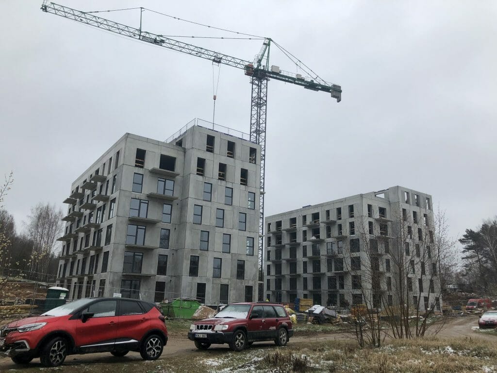 Bajorų lajos 1 etapas (Bajorų kel. 29) - Daugiabutis - statybų nuotraukos