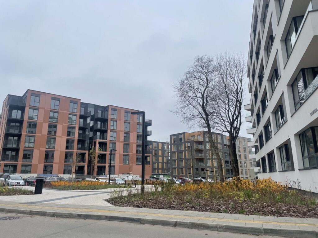 Vilnelės skverai 2 etapas (Manufaktūrų g. 7) - Multi apartment - construction photos