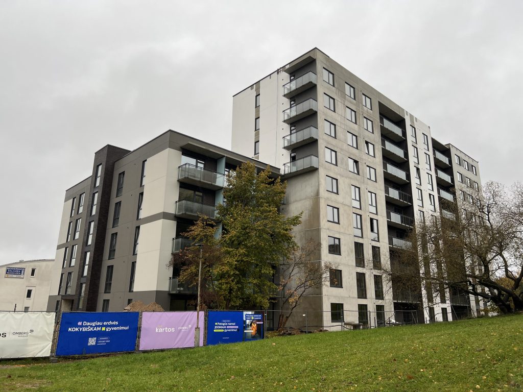 YZY Kartos (Sudervės kel. 3) - Multi apartment - construction photos