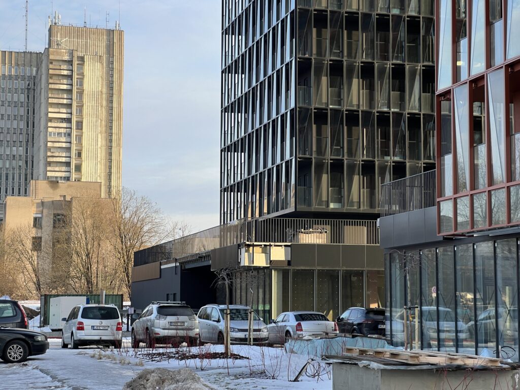 Skylum 2 etapas (Viršilų g. 6) - Multi apartment - construction photos