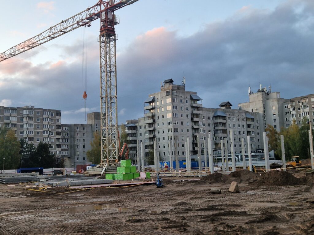 Lopšelis - darželis Tolminkiemio g. (Tolminkiemio g. 11A) - Pradinio ir antrinio ugdymo įstaiga - statybų nuotraukos