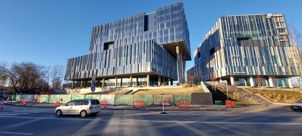 Verde 1. kārta - "A","B" ēkas (Roberta Hirša iela 1) - Office center - construction photos